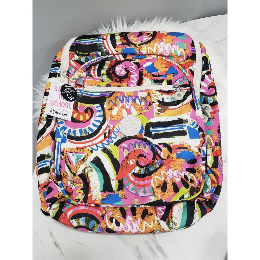 NWT Kipling Seoul DANCE FREELY Laptop School Backpack BP4169